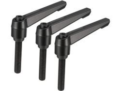Juego de 3 llaves de carraca con rosca macho M10x50mm y mango ajustable CHABERLU