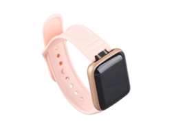 Reloj inteligente Baoj Y68 con monitor de actividad física y frecuencia cardíaca, color rosa.