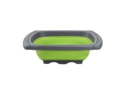 Filtro de Água Dobrável com Cabo Retrátil, Feito de Aço Inoxidável Ecológico. MDUG (verde)