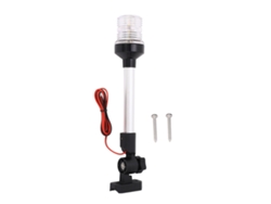 Luz De Ancla Led Blanca Ip67 Ajustable De 3 Millas Náuticas Con Visibilidad Total Para Embarcaciones Y Pontones, 12-24 V, 12 Pulgadas.