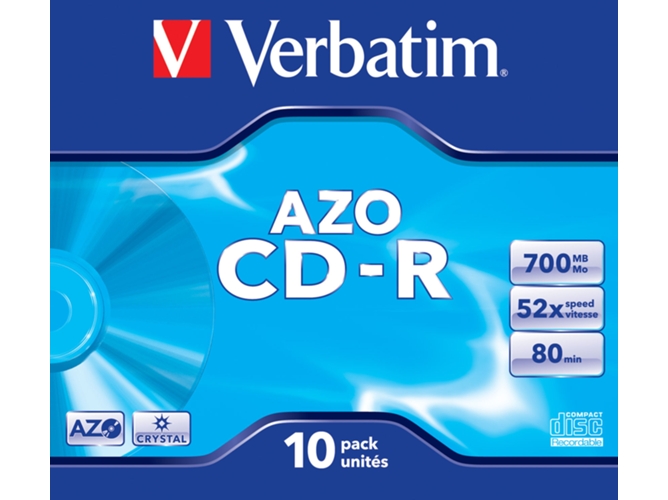 Cr-R VERBATIM S.AZO 52X 700MB UNIT.