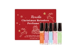 Set de perfumes navideños Roxelis Rena, aroma frutal, set de regalo de larga duración para las fiestas.