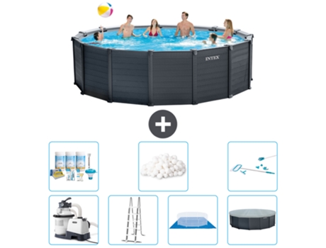 Piscina Tubular INTEX 26384GS-CB46 (16805 L - 478x124cm)