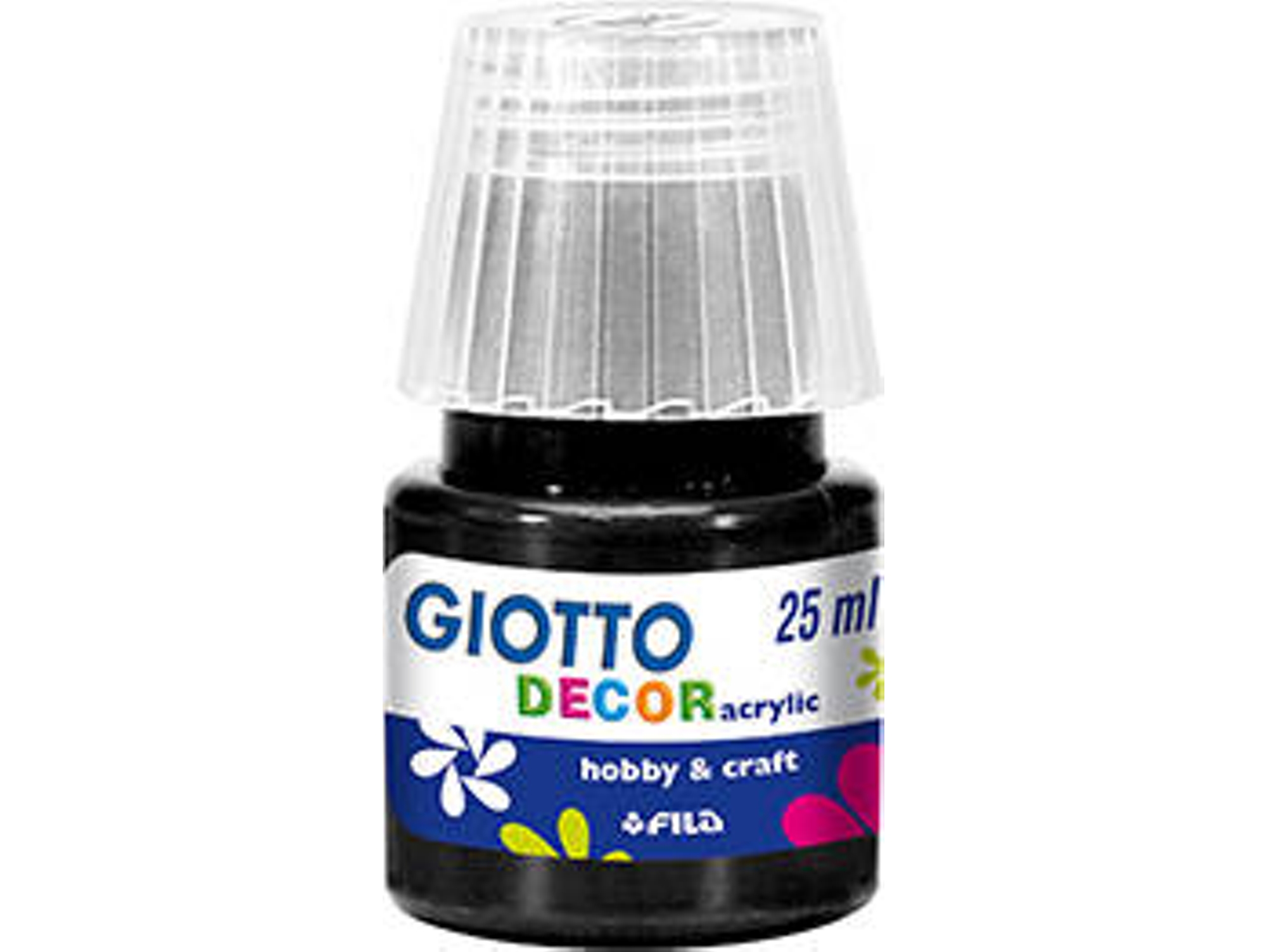 Pintura para Carteles Líquido GIOTTO Decor Acrílico Negro (25ml)