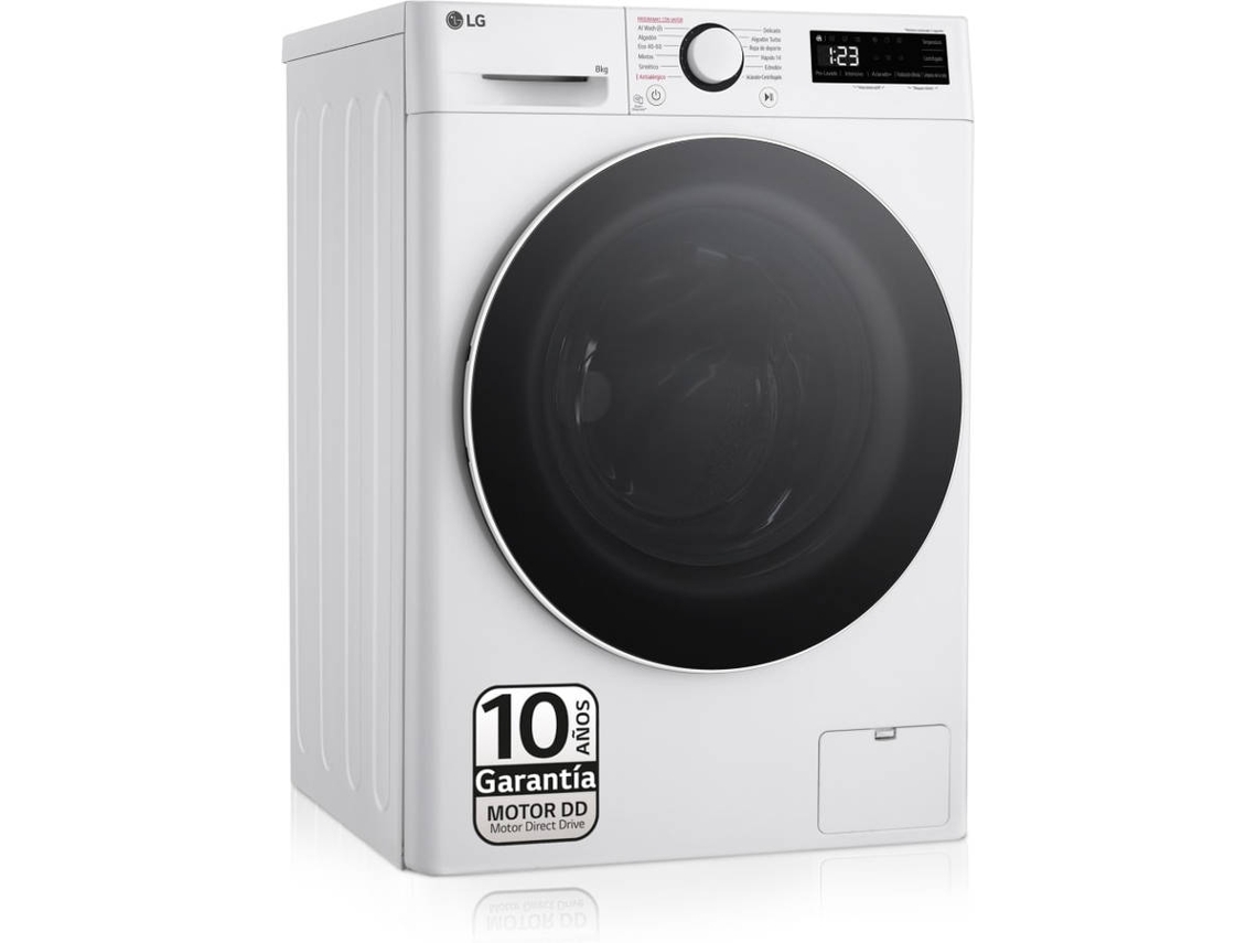 Lavadora LG F2WR5S08A0W (8 Kg - 1200 rpm - Blanco)