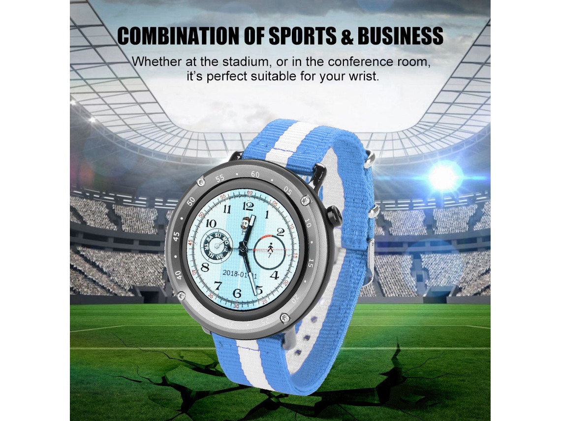 Reloj inteligente Bluetooth con monitor de frecuencia cardíaca deportiva