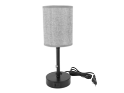 Rebe-lámpara De Mesa Led Con Toldo De Tela, Puertos Usb A Y C, Interruptor Cremallera Para Sala, Dormitorio Y Oficina