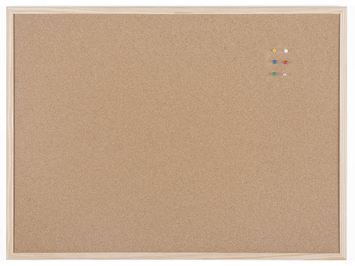 Pizarra de Corcho BI-OFFICE Basic (80x60cm)