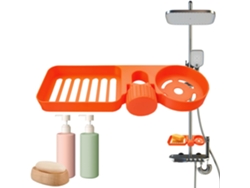 Estante Ducha Impermeable Cesta Estable Ahorra Espacio Taladrar Acondicionador Jabón Toalla Champú Hogar – |