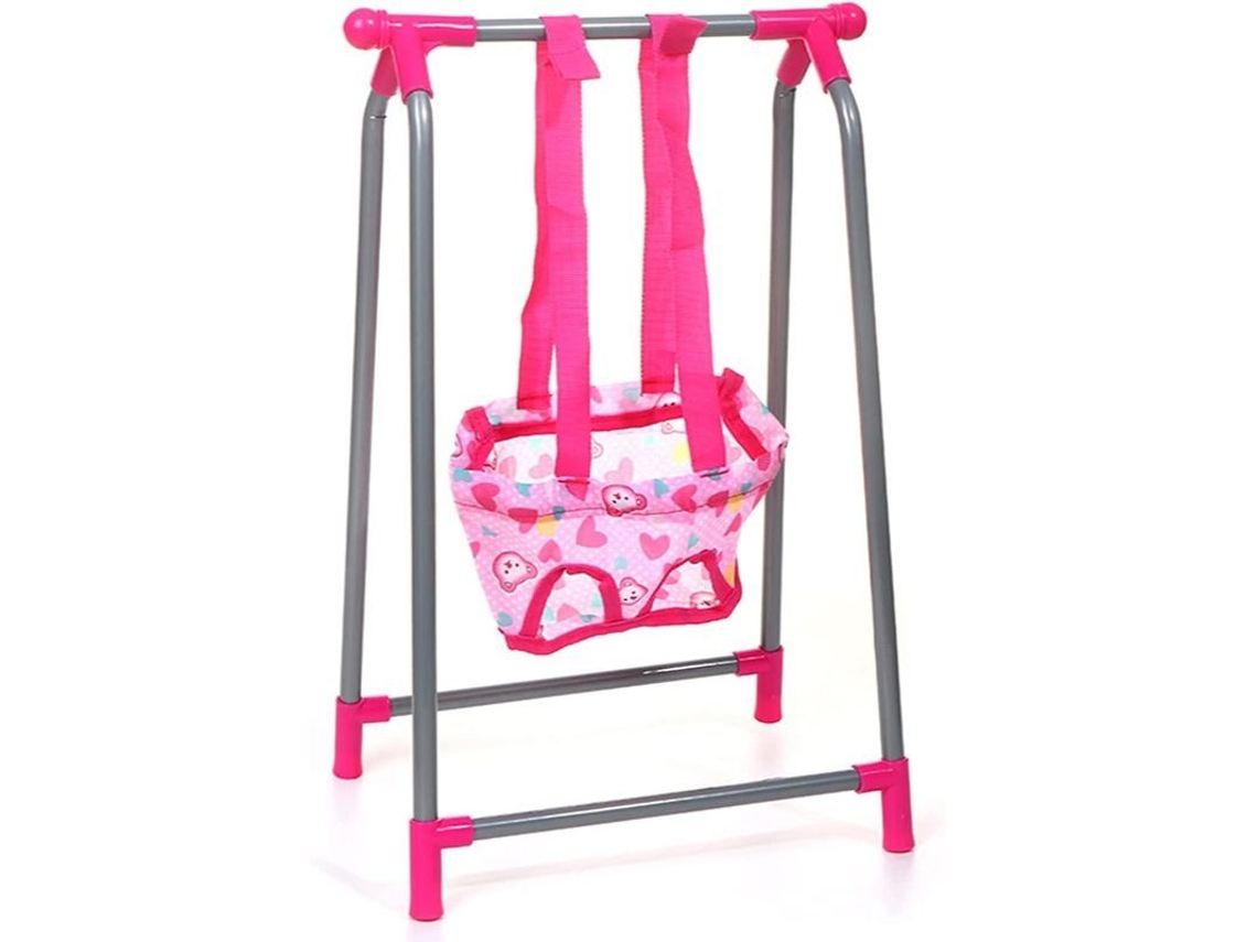 Set De Accesorios 5 En 1 Para Muñecas: Silla, Cesta, Andador, Cuna, Columpio Y Muebles De Guardería Para Muñecas De 45 Cm (18 Pulgadas).