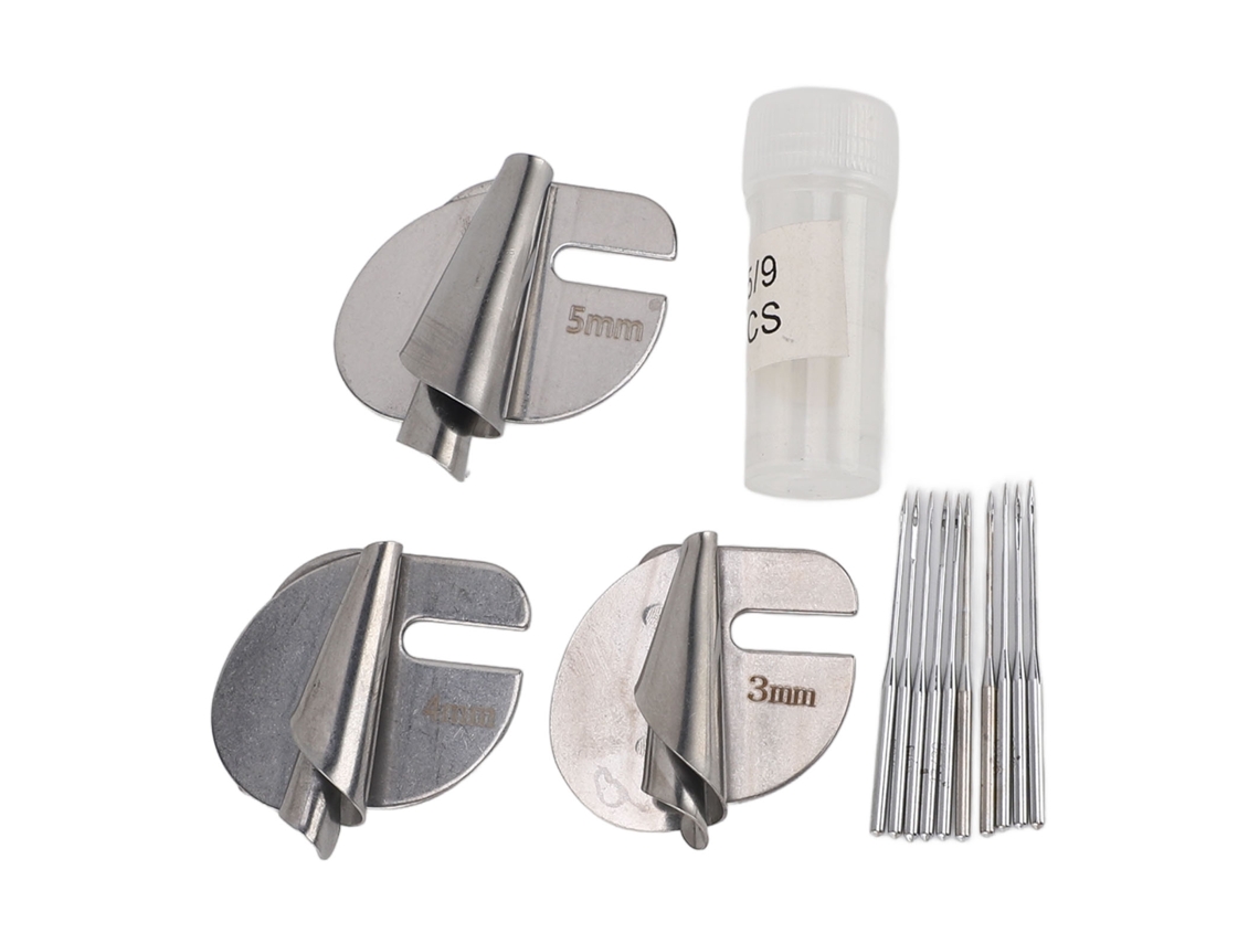 3 Prensatelas Enrollables De Acero Inoxidable Universales De 3 Mm, 4 Mm Y 5 Mm Para Máquinas De Coser