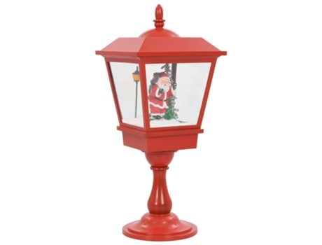 MAISON EXCLUSIVE - Farol de Navidad con base Papá Noel y LED 64 cm