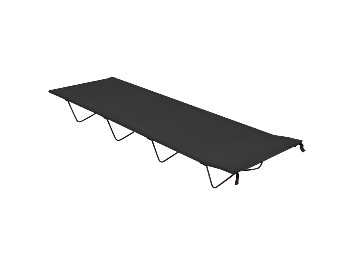 Cama de camping VIDAXL Negro Tela (18 x 6 x 19 cm)