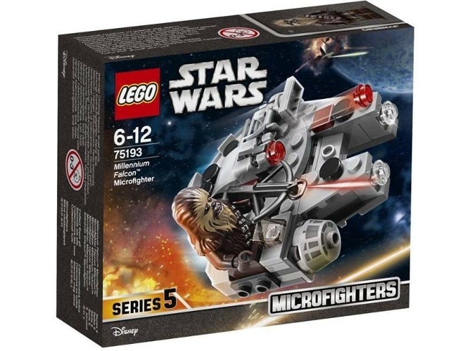LEGO Star Wars: Microcombate Halcón del Milenio - 75193 (Edad Mínima: 6 - 92 Piezas)