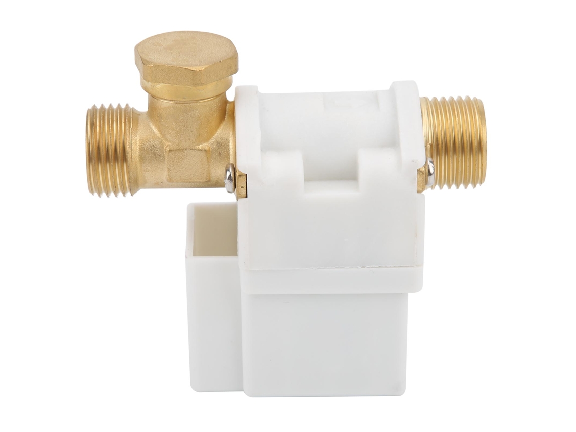 Válvula Solenoide, Válvula De Entrada Normalmente Cerrada, Roscada, G1/2 Pulg., Latón, 12 V Cc, Piezas De Control Industrial.