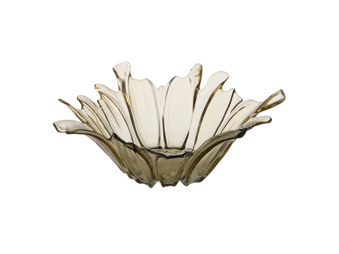 Centro de Mesa Oliva Cristal 28 x 28 x 10,5 cm
