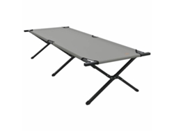 Maison Exclusive - Cama plegable de camping gris 210 x 80 x 46 cm, tela Oxford