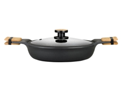 CAZUELA BAJA ALUMINIO FUNDIDO CON TAPA MARKET