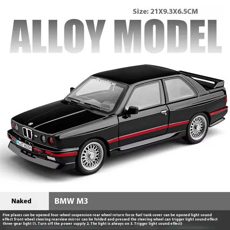 (negro) Modelo De Coche De Juguete De Aleación Supercar A Escala 1:24, Modelo De Coche De Metal Fundido A Presión