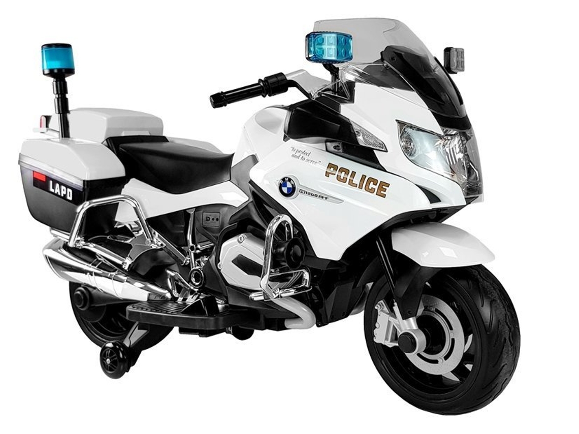 Motocicleta eléctrica BMW blanca de policía para turismo B.active