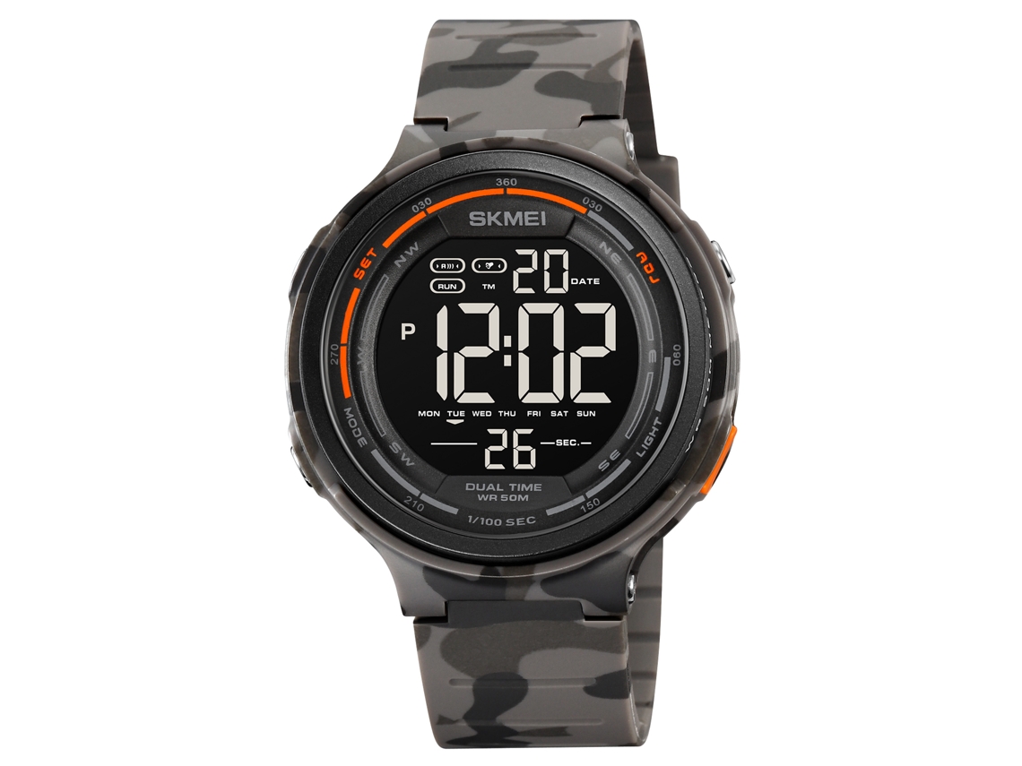 Reloj Digital Skmei 1841 Para Hombre Y Mujer Con Retroiluminación, Cronómetro Y Resistencia Al Agua De 50 M.