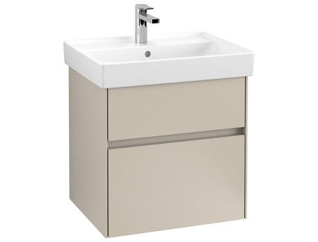 Villeroy &amp Boch Collaro tocador con iluminación 554x546x444 mm 2 cajones C008B0