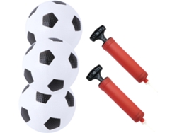 1 Set De Fútbol Para Niños Y Niñas, Balones Blancos, Botas Rojas,... Rojas, Diversión