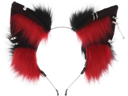 Diadema Gótica Oscura Con Borlas Para Cosplay, Bestias, Bailes De Máscaras, Halloween, Fiestas