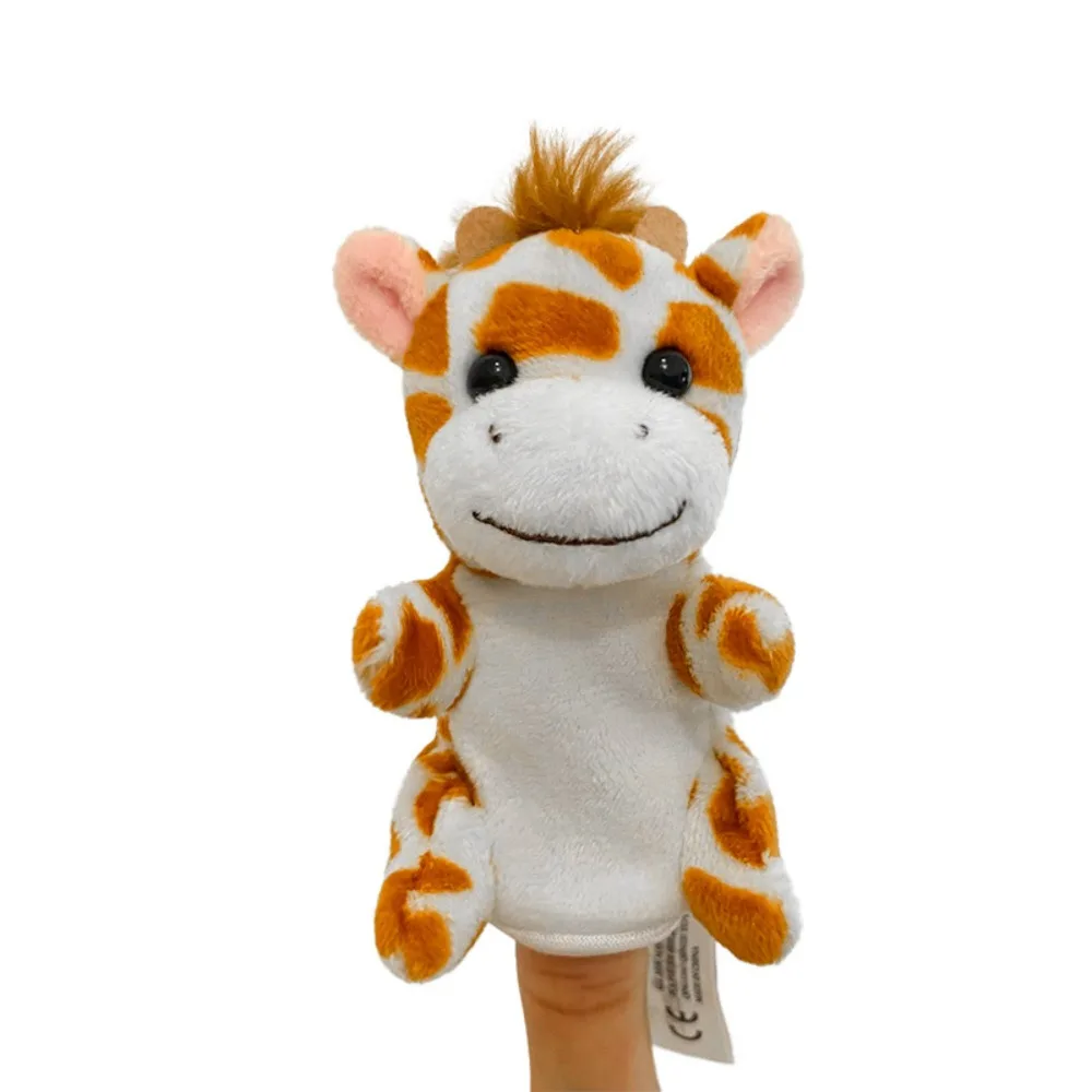 (jirafa) Serie De Peluches Con Títeres De Dedo Para Juegos De Rol Y Narración De Cuentos.