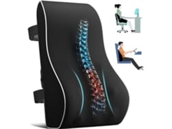 Almofada De Suporte Lombar Com Design Ortopédico Compatível Com A Ergonomia.