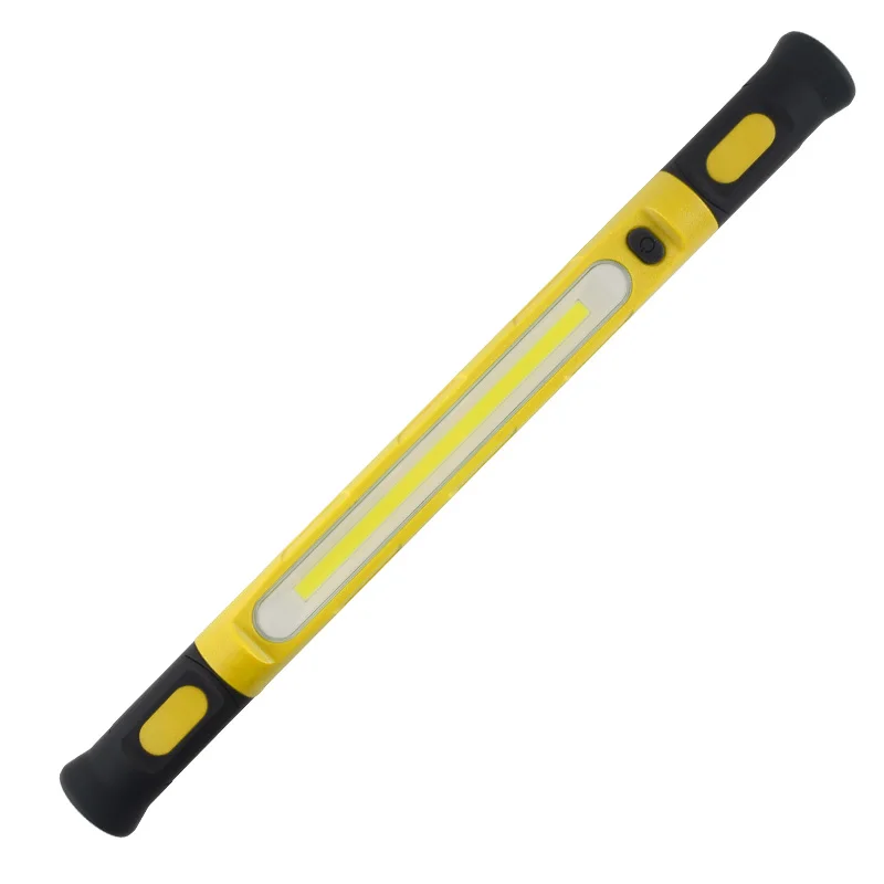 (Amarillo) Luz de trabajo magnética súper brillante, batería recargable integrada, tira de luz de trabajo para capó