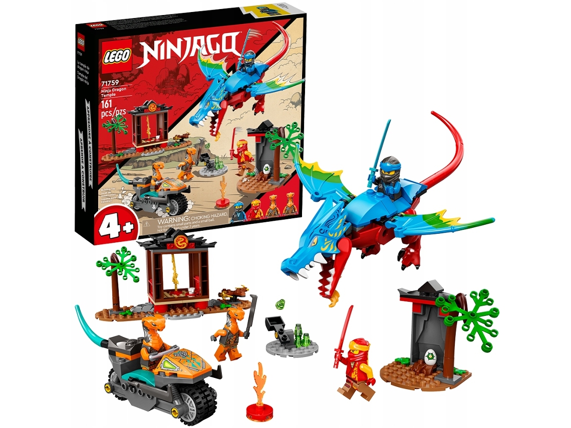 LEGO Ninjago: Figuras Dragão Ninja Templo Ninja 71759
