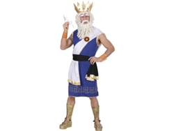 Disfraz de Hombre WIDMANN dios zeus con corona (Tam.: XL)