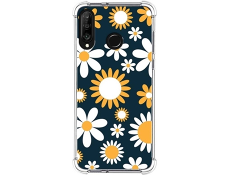 Carcasa Huawei P30 Lite TUMUNDOSMARTPHONE Dibujos Antigolpes Flores 08 Multicolor
