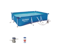 Steel Pro Steel Pro ™ 300 x 201 x 66 cm com piscina de bomba