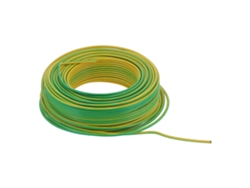 Cable eléctrico con aislamiento de PVC y núcleo de cobre, 100 metros, reemplazo para fuente de alimentación de 450 V CA.