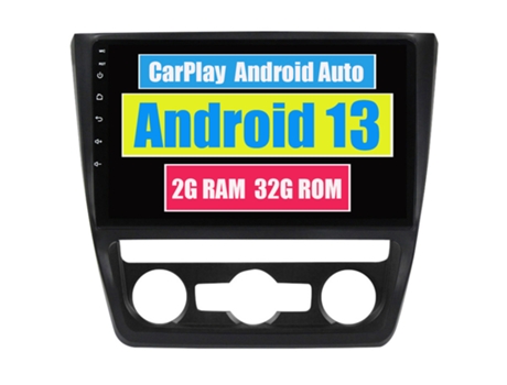 Autoradio Multimedia ROVERONE para Skoda Yeti 5L 2009 - 2014 CarPlay Android Coche Radio Bluetooth Navegación