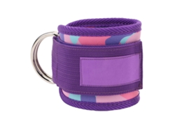 Cinturón de tobillo de neopreno morado ajustable para entrenamiento