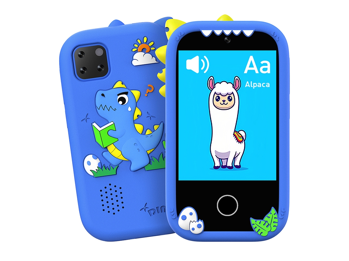 Teléfono Infantil Con 18 Juegos Y Aprendizaje En Inglés, Con Cámara Dual Y Grabación De Video. Pantalla Táctil De 2,8".
