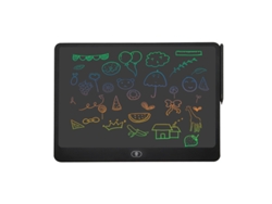 Tableta gráfica LCD portátil Eifson, tamaño grande 16, negra (escritura a color)