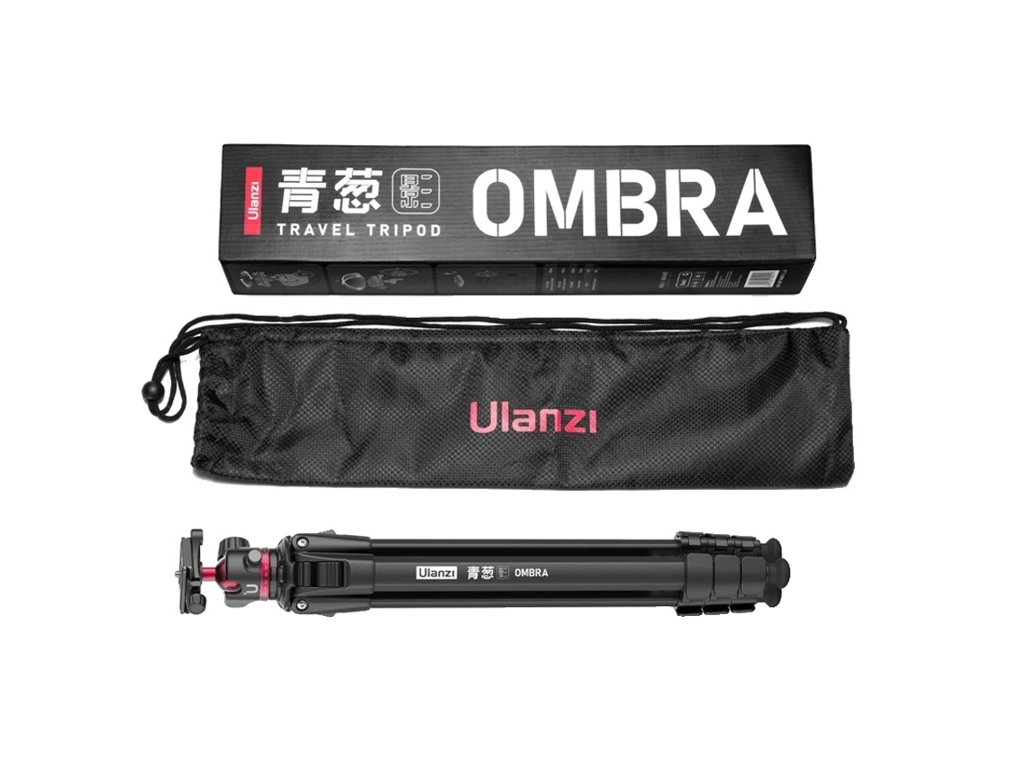 Trípode profesional, longitud extendida de 158 cm, capacidad de carga de 8 kg, OEM negro