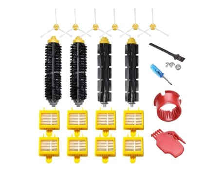Kit de repuesto de cepillo giratorio para filtros Hepa, accesorios para aspiradoras Irobot Roomba serie 700, 760, 770, 780, 790, 23 piezas