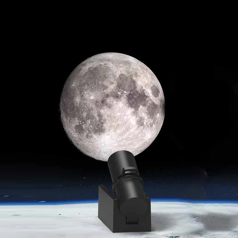 Proyector de luz nocturna planetaria (Luna) para dormitorio