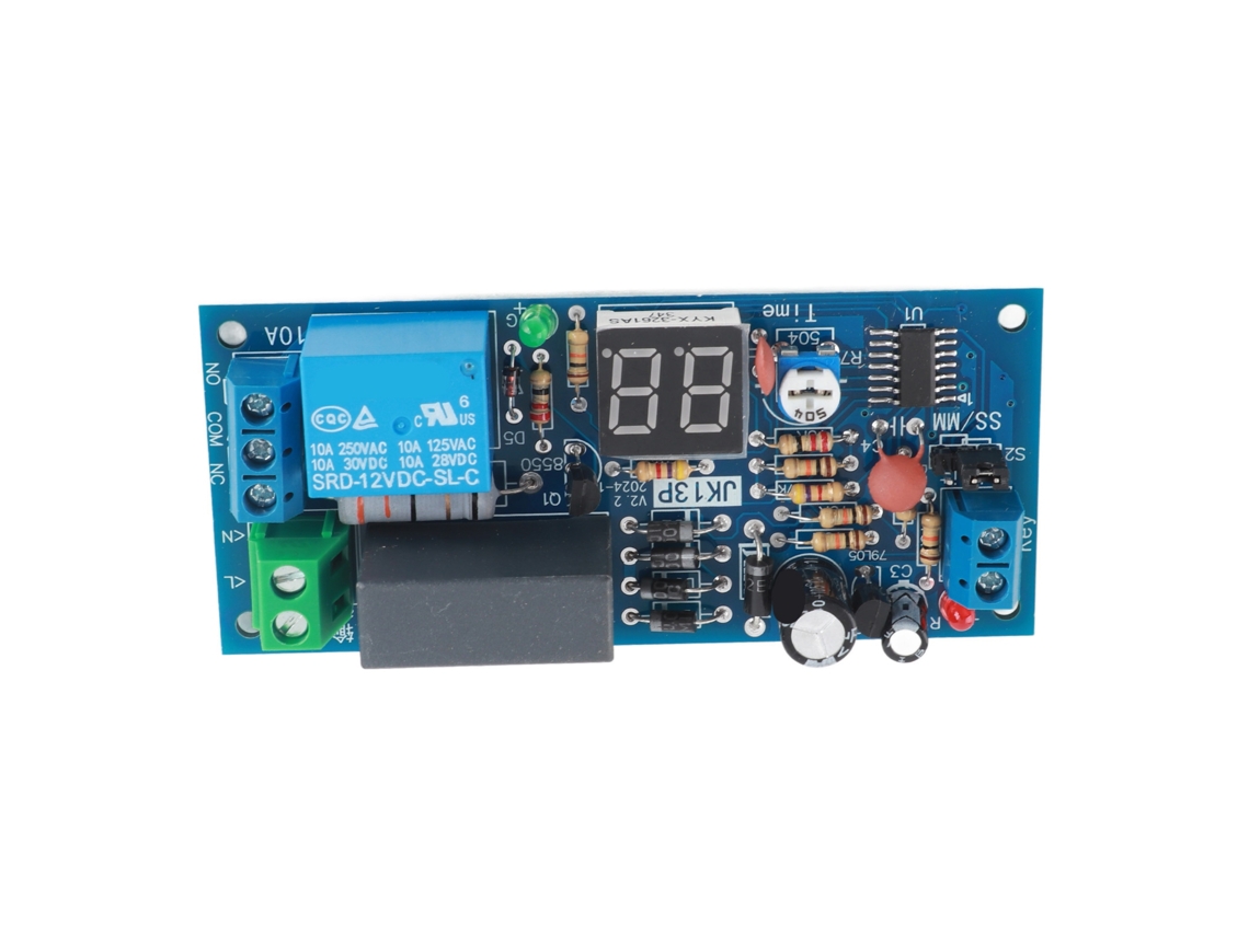 Yncm2026-módulo De Relé De Temporizador Retardo 220v Ac, Rango De Tiempo 1-99 Segundos/minutos
