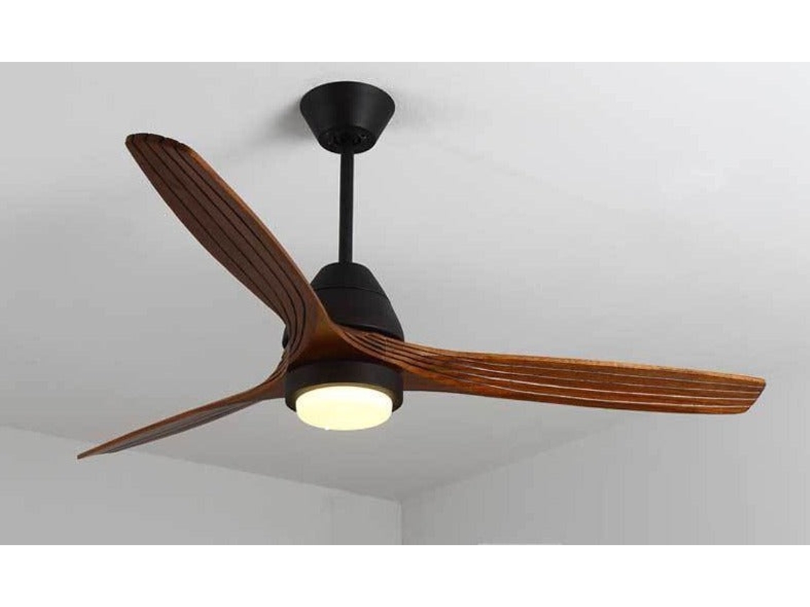 Sustancial Cooperación Variante Ventilador de Techo SLOWMOOSE con Luz (Tamaño: Rc 4/52 Pulgadas - 220V)