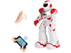 Robot Inteligente Para Niños Con Mando A Distancia Y Sensor De Gestos CHRUI Rojo