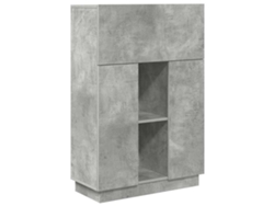 Escritorio | Escritorio gris de 71,5 x 31,5 x 106,5 cm, madera tratada.