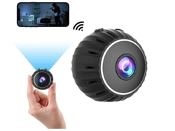 Mini cámara espía Bestvite X10 HD 1080P, inalámbrica, con visión nocturna, detección de movimiento, WiFi, cámara de seguridad para el hogar, color negro