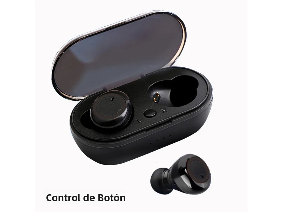 (1) Auriculares Inalámbricos Bluetooth Con Cancelación De Ruido, Funciones A Prueba De Agua Y Micrófono.