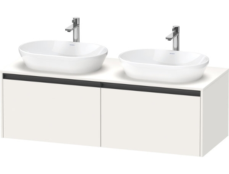 Mueble DURAVIT Ketho.2 bajo lavabo recorte para lavabo en ambos lados 1400x459x550mm K24888B